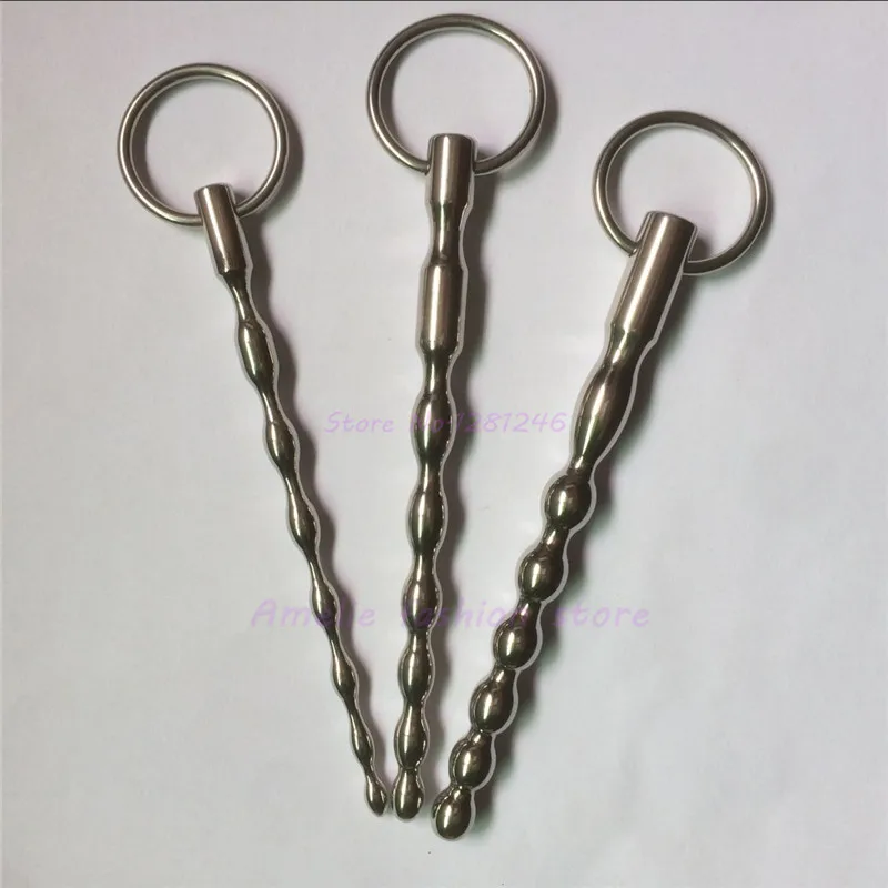 Stainless Steel Prince Wand Adult Male Masturbation Penis Plug Tube Urethral Sound Dilators Chastity Belt Sex Games Gay Fetish