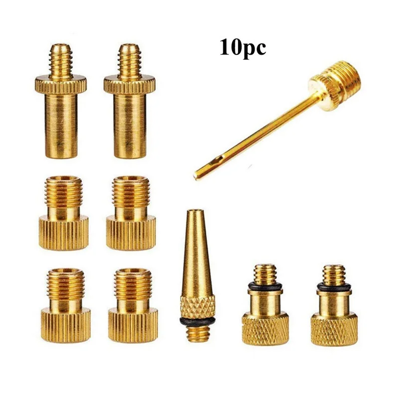 

3/5/10/15 pcs Bike Bicycle Valve Adapters+ Presta Valve Extension Pump Tools For MTB Mountain Road Bike Cycle Valve Adaptor