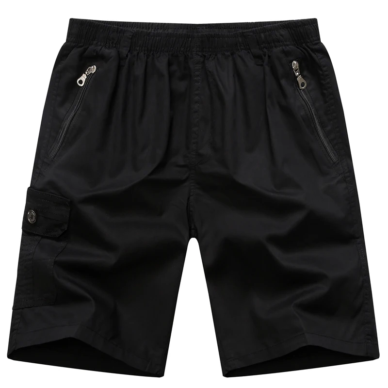ZVAQS Shorts Men Summer Cotton Male Clothing Loose Large Size Five Trousers Casual Outwear Five