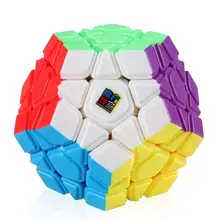 Moyu Mofang Jiaoshi магические кубики 3x3 Megaminx Stickerless Скорость Куб Головоломка ультра-гладкая упаковка с цветной коробкой 1 шт. безопасный ABS