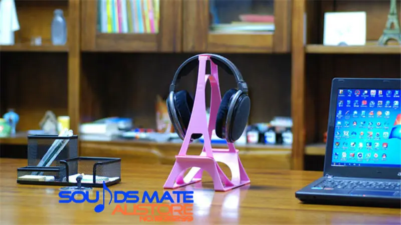 Tower Shaped On Ear Over Ear Around Ear Headphone Display Stand Holder With Phone Shelf