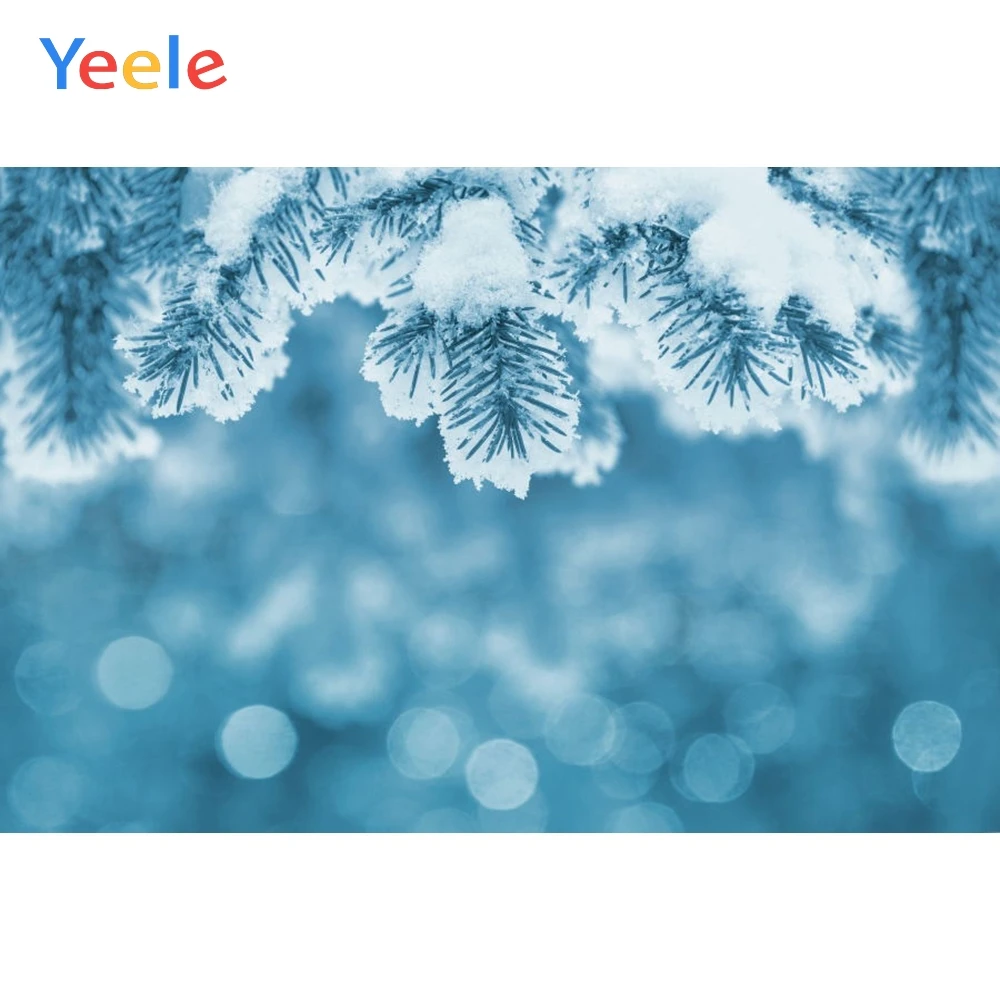 

Yeele Merry Christmas Winter Tree Snow Dreamy Photography Backgrounds Custom Vinyl Photographic Backdrop For Photo Studio Props