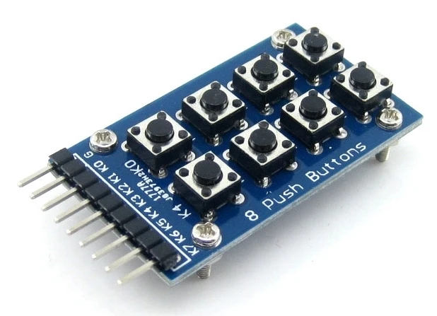 

Free shipping WaveShare 4*2*2 and 4 x2 module button module 2x4 matrix keyboard module