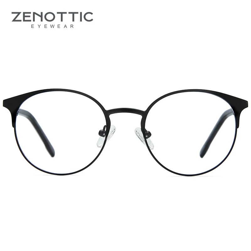 Круглые очки zenotic для женщин коррекции близорукости в стиле ретро фотохромные с