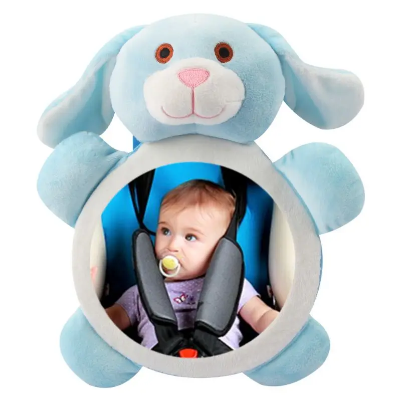 

Car Baby Rearview Mirror Mini Wide View Rear Adjustable Safety Seat Back Mirrors Headrest for Kids Cars Accessories