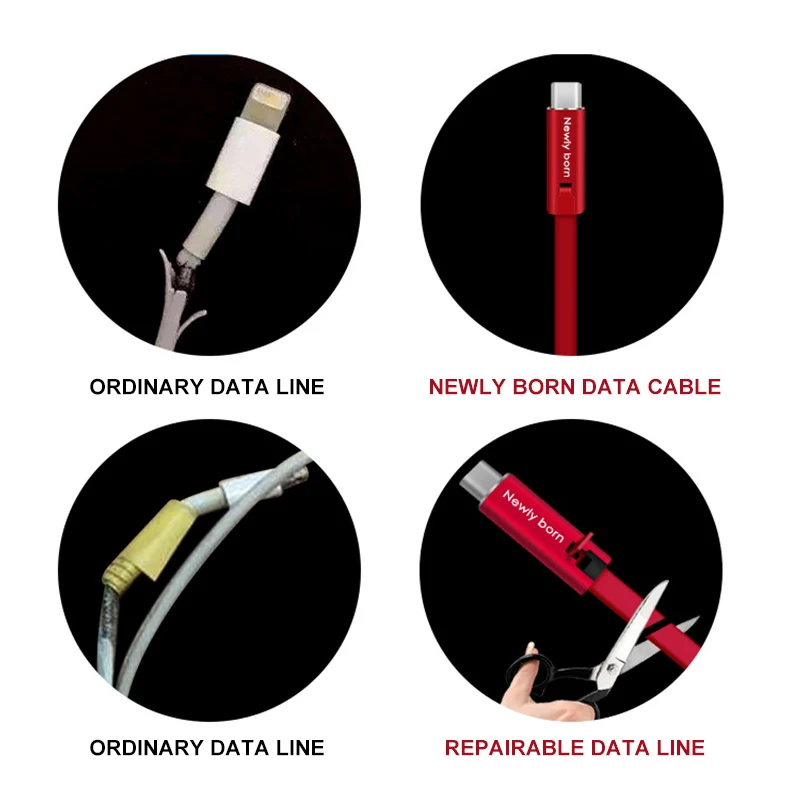 4A 1,5 м USB кабель Быстрая зарядка ремонтный кабель для передачи данных для мобильного телефона для IPhone samsung huawei Xiaomi Micro USB зарядное устройство адаптер