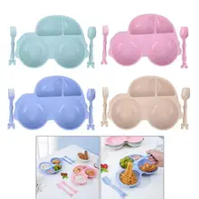 Детская Трубная решётка, Оригинальная тарелка, набор приборов из пшеничной соломы