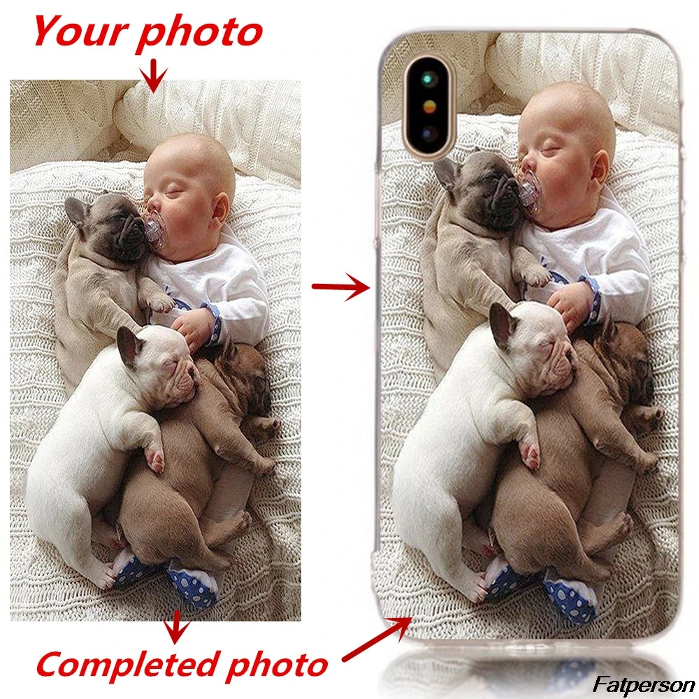 

2019 Custom Print Photo Phone Cases For iphone X XS XR MAX 6 6s 7 8 Plus Case color soft tpu Coque DIY Personalised Logo Cover