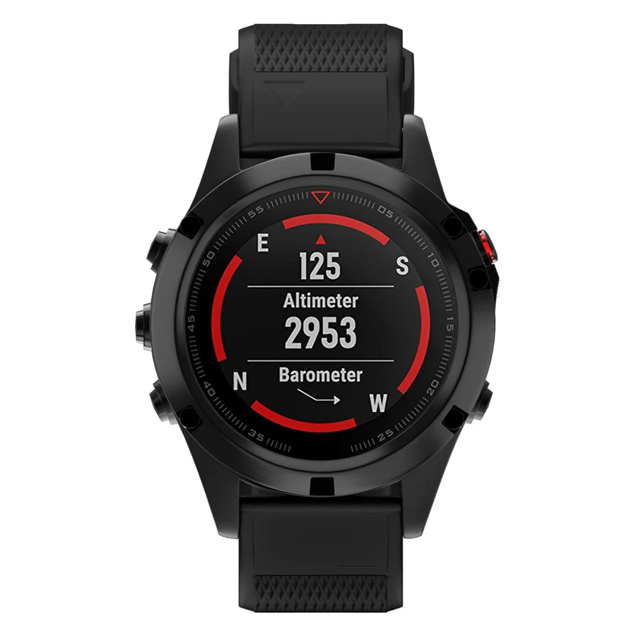 XBERSTAR ремешок для часов Ремешок для Garmin Fenix 5 легко подходит сменный ремешок для forerunner 935 gps часы силиконовый Easyfit браслет