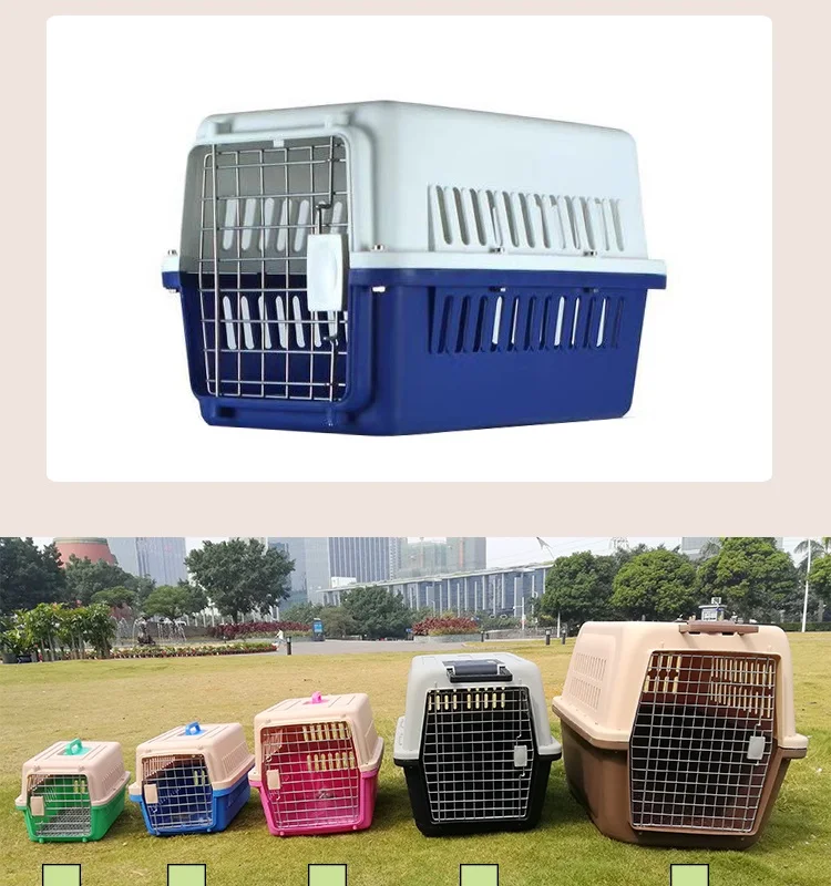 Воздушная Транспортная коробка для щенков, собак, воздухопроницаемая переноска для кошек и маленьких собак, клетка для кошек WLYANG