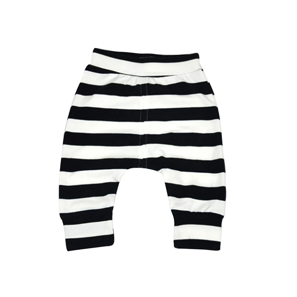 New Arrival Geometric Pattern Baby Pants Cotton Babys Boys Girls Harem