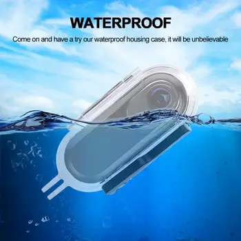 

VBESTLIFE 45m Waterproof Underwater Protective Housing Case for Insta 360 One Action Camera Sports Camera Transparent Cover Case