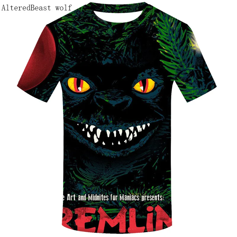 Футболка с принтом Gremlins, Мужская 3D футболка с коротким рукавом, Мужская футболка с воротником, harajuku, модная футболка, базовая Повседневная рубашка, Homme - Цвет: DMY511