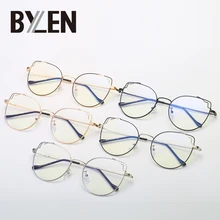 Ретро очки кошачий глаз, оправа, оптические очки, кошачий глаз, аксессуары, металлическая прозрачная оправа, Oculos De Grau Feminino