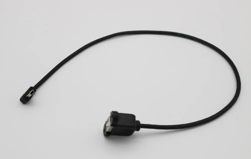 1 шт. USB 2,0 B женское крепление на панель для Mini 5 Pin Мужской левый угол расширение принтер адаптер сканера кабель 50 см