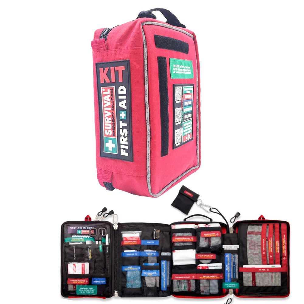 First Aid Kit for Workplace and Home Outdoors Camping Hiking Emergency