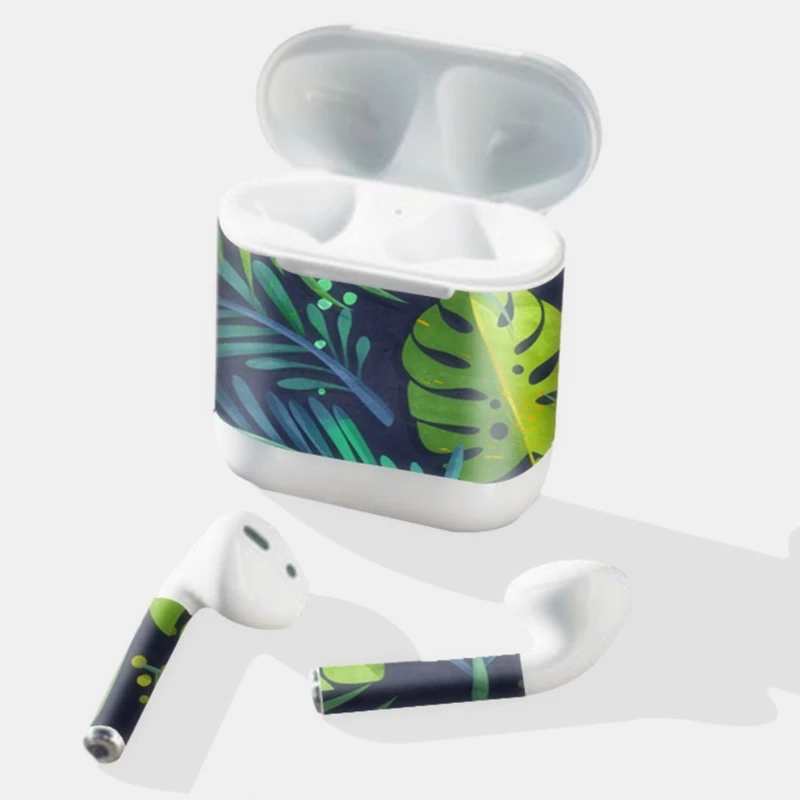 Защитная виниловая наклейка наушники для Apple AirPods скины Съемная клейкая