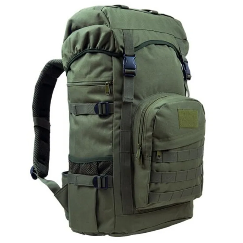 60 литров сумки сумка многоцелевой дорожный Рюкзак Большой 3D Военный 1" ноутбук нейлоновая сумка для отдыха высокого качества износостойкая сумка двойного назначения - Цвет: Army green