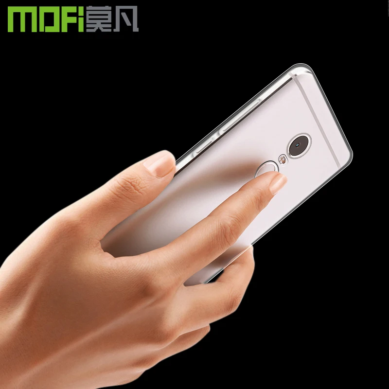 Xiaomi Redmi Note 4 Pro Чехол Силиконовый MOFi Оригинал 4x Гб 64 мягкая Задняя накладка чехла из