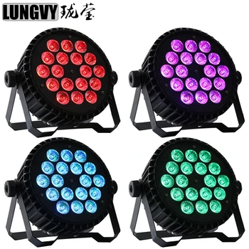 

Free Shipping 4pcs/lot New Professional LED Stage Lights 18*10W RGBW LED PAR DMX Stage Lighting Effect DMX512 for DJ Disco Party