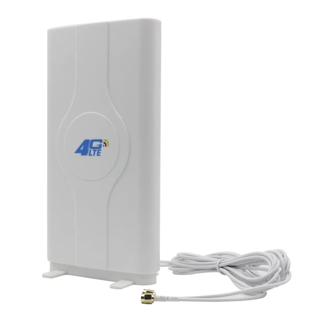 Antena de Panel Mimo Dlenp 4G LTE, 2 metros, 2-SMA, para Huawei E5776, E5786, E5377, E5372, E5573, E589, Aircard, AC779S, AC810S, 700-2600Mhz Antena de Panel Mimo Dlenp 4G LTE, 2 metros, 2-SMA, para Huawei E5776, E5786, E5377, E5372, E5573, E589, Aircard, AC779S, AC810S, 700-2600Mhz