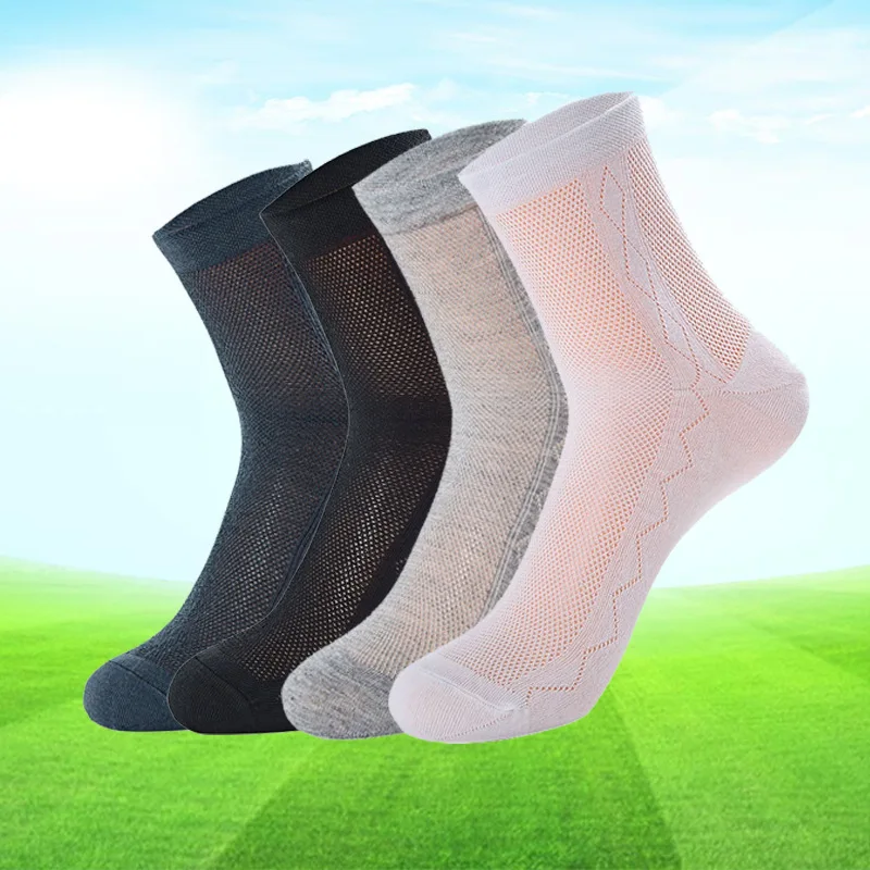 10Pairs Summer ultra thin mesh ankle socks men socks summer cotton