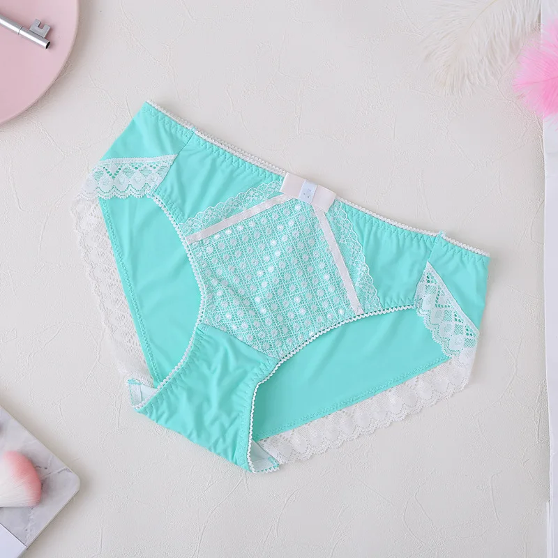 AFITCOLEN Woman Sexy Sentiment Transparent Cotton Pure Waist Lace Japanese Butterfly Embroidery