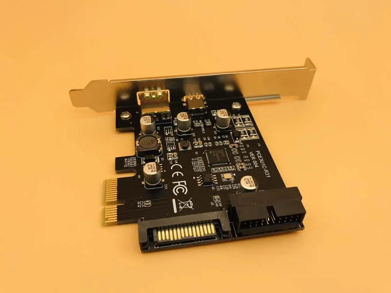 Tarjeta de expansión USB PCIE Sata/tarjeta PCIE adaptador USB USB3 PCIE USB 3,1 PCI-E USB-C 2.4A tarjetas de expansión de ordenador nuevas Tarjeta de expansión USB PCIE Sata/tarjeta PCIE adaptador USB USB3 PCIE USB 3,1 PCI-E USB-C 2.4A tarjetas de expansión de ordenador nuevas