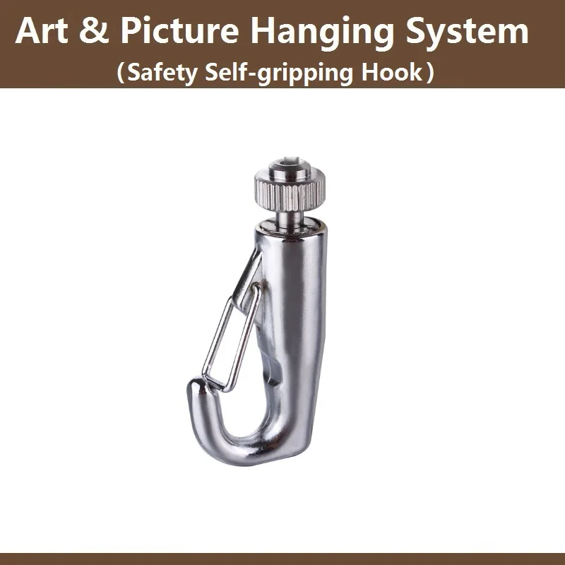 Free shipping,Safety self gripping hook, art hanging system, cable hook,wire,cord,photo frame