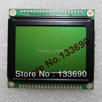 

2pcs/lot 12864 128*64 128X64 Graphic Dot LCD Modules KS0107/8 Yellow green LCD display module size 54X50 DSO062 Oscilloscope