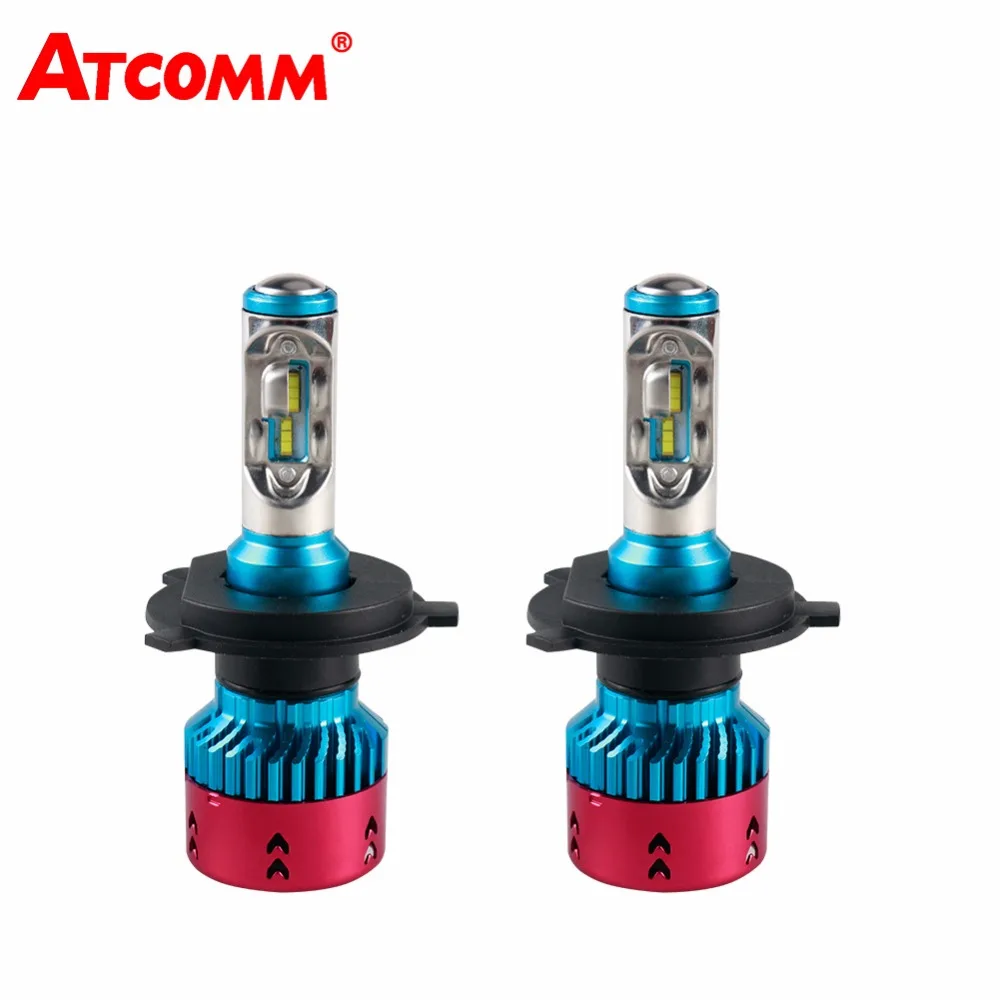 

ATcomm H7 H4 LED Mini Ice Turbo Car Bulb 16000Lm ZES 12V H1 H3 H15 9006/HB4 9005/HB3 Hir2 24V 6500K White H11/H8/H9 Car Light