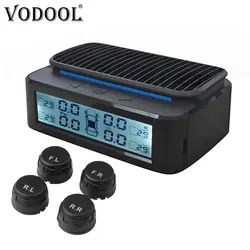 VODOOL солнечный Мощность автомобиля TPMS шин давление мониторинга системы Smart изменение цвета Предупреждение-дисплей цифровой дисплей