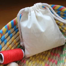 100 шт./лот высокое качество хлопка drawstring сумка небольшие украшения сумки оптом 8*10 см мешки-пылесборники для Косметическая ювелирные изделия мешки для упаковки