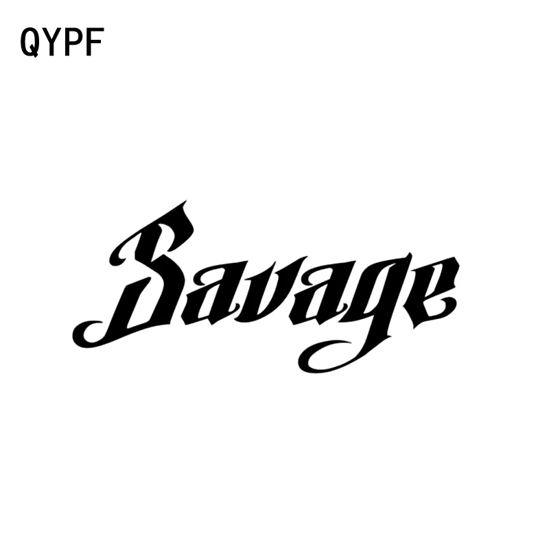QYPF 15 5 см * 6 9 дикая наклейка свежая личность виниловая на окна автомобиля Черный