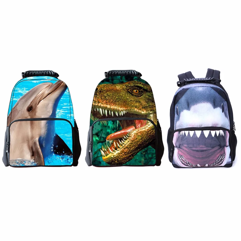 

Stylish Unisex 3D Animal Print Backpack Bookbags for Teens Cool Backpack