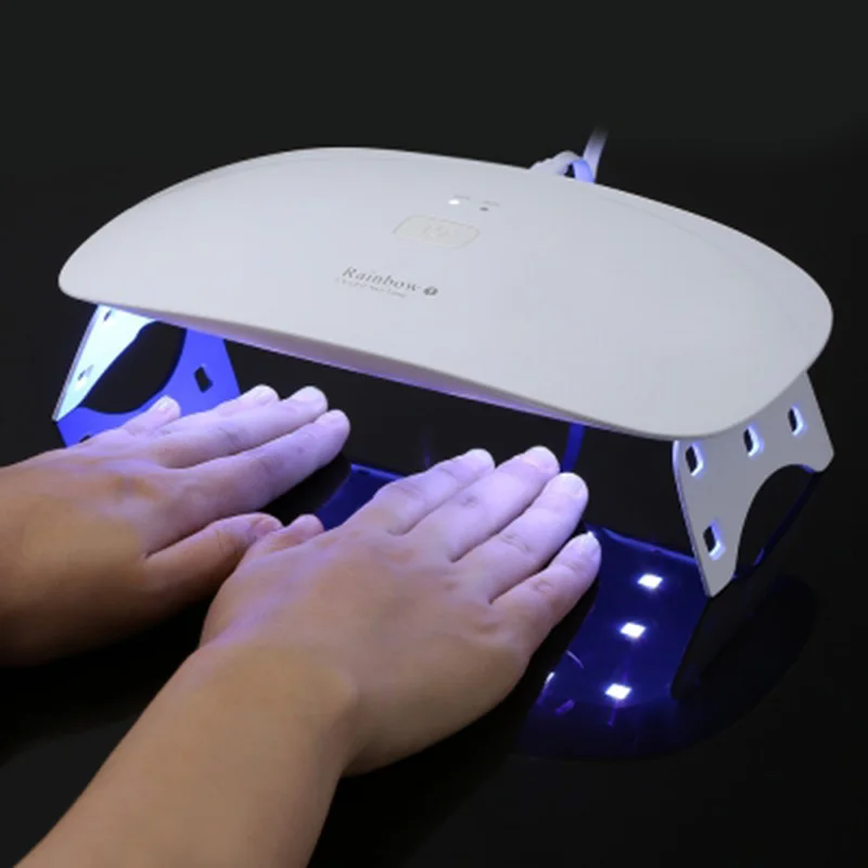 

Rainbow1 24W UV Led Lamp Nail Dryer For All Types Gel Polish USB Cable UV Lamp Manicure Led Lamp For Fingers Toenails