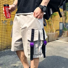 Летняя новая Корейская версия мужской японской нейтральной пары рабочие повседневные свободные пять шорты