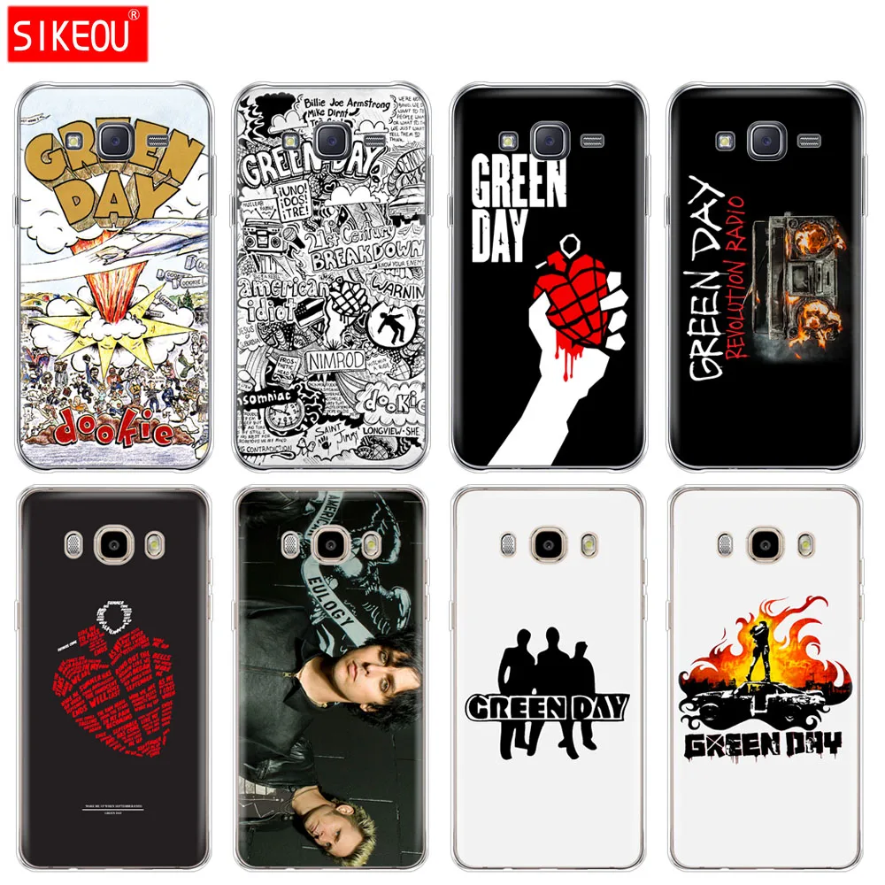 Силиконовый чехол для телефона Samsung Galaxy J1 J2 J3 J5 J7 MINI 2016 2015 prime GREEN DAY DOOKIE
