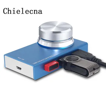 

Chielecna USB Volume Control Computer Speaker Audio Volume Controller Adjuster With One Button Mute For Win7 / 8/10 / XP / Mac