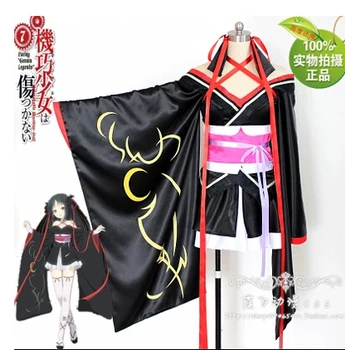 

New Cosplay Yaya From Popular Anime Machine-Doll wa Kizutsukanai Cos Halloween Kimono Skirts Set