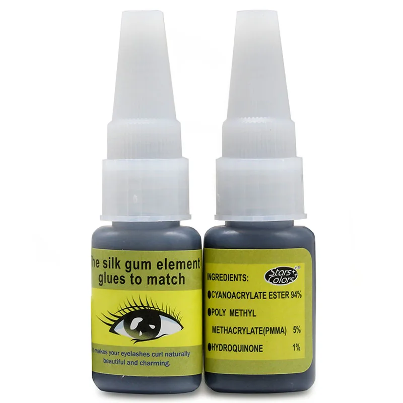 Stars colors 10ml*2pcs No Simulation Eyelashes Glue Professional
