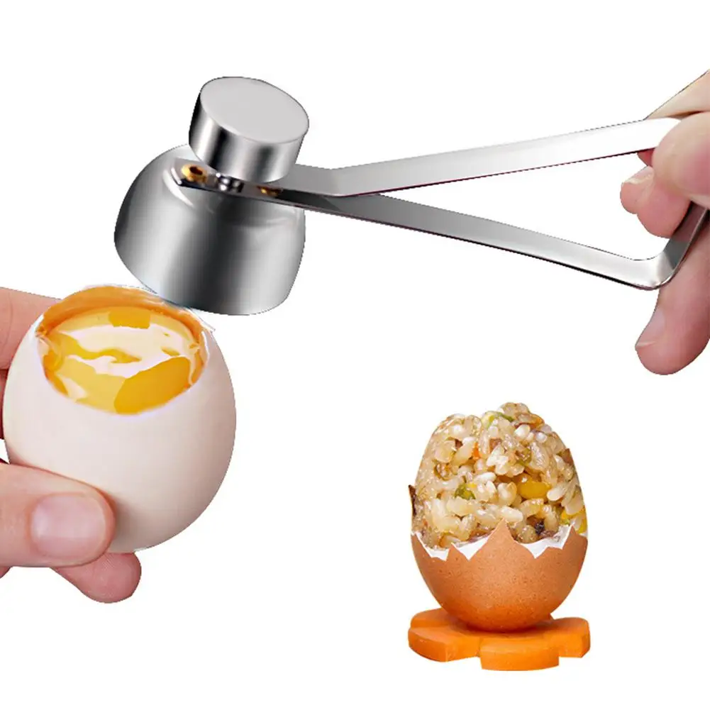LanLan 304 Stainless Steel Egg Shell Opener Cutter Cracker Separator