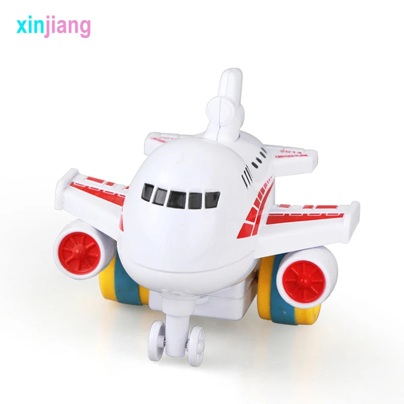 Детская игрушка, милая литая под давлением модель автомобиля, модель самолета, Игрушечная машина, фрикционные игрушки самолеты для мальчиков, развивающие игрушки для детей