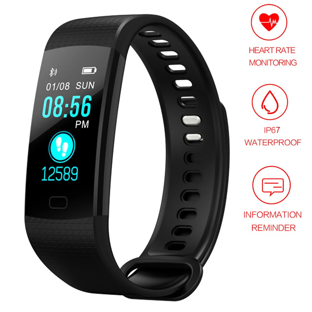 

Fitness Bracelet Smart Band Pedometer IP67 Waterproof Bluetooth Smart Bracelet Blood Pressure Watches PK Mi Band 3