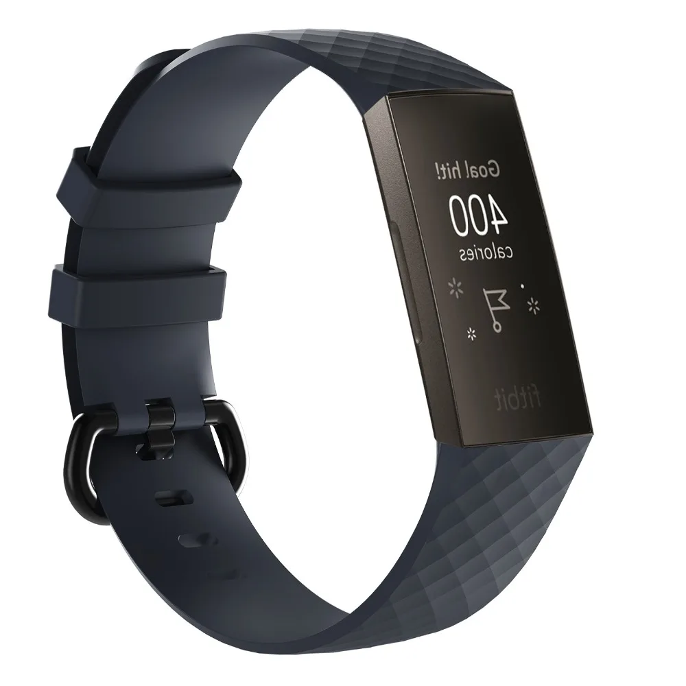Спортивные ремешки для Fitbit Charge 3 ремешок из ТПУ умных часов на запястье маленькие