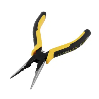 

UXCELL Hot Sale 6-inch Long Nonslip Rubber Handle Spring Loaded Cutter Needle Nose Plier