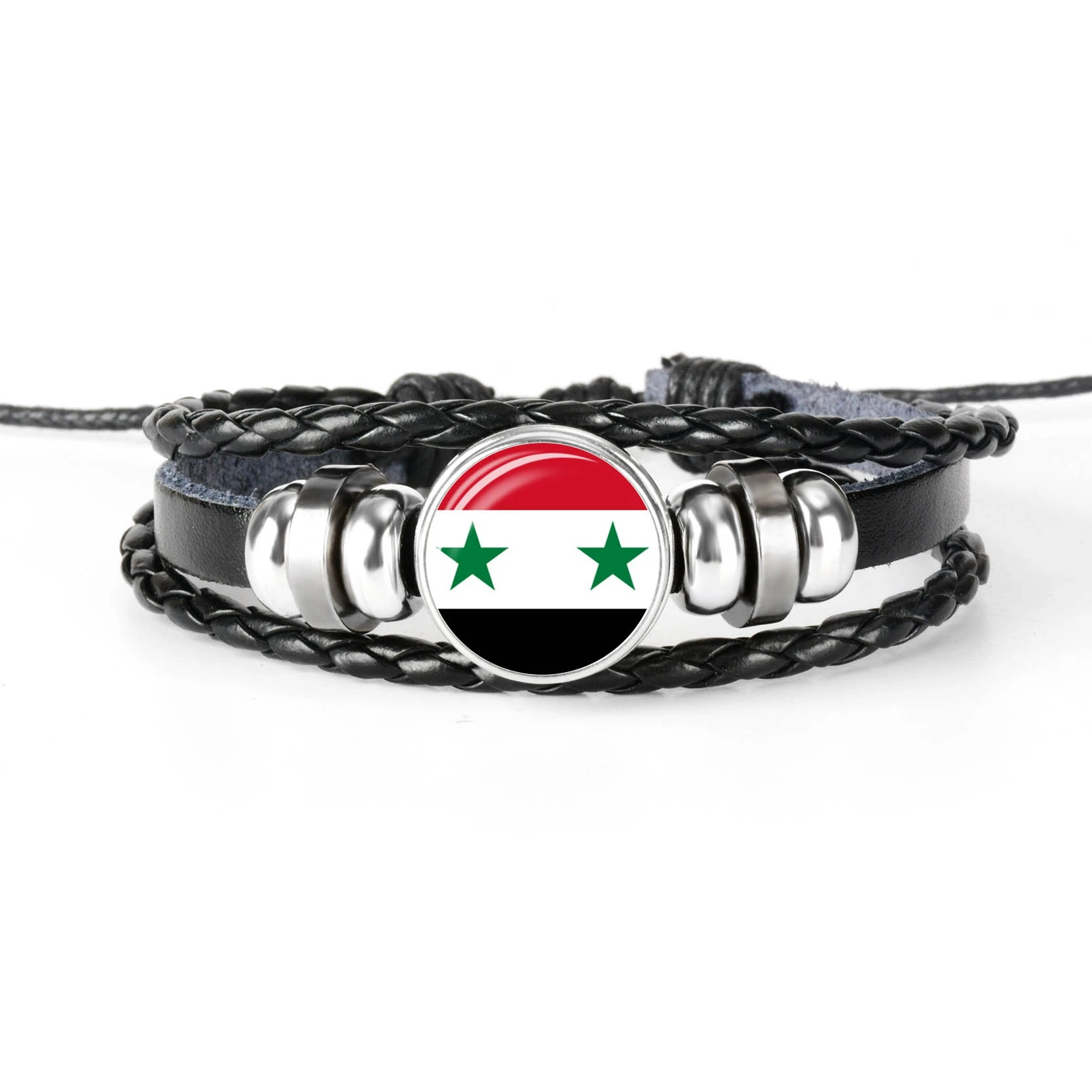 Новинка 2019 модный браслет ручной работы с сирийским флагом Америки для мужчин и