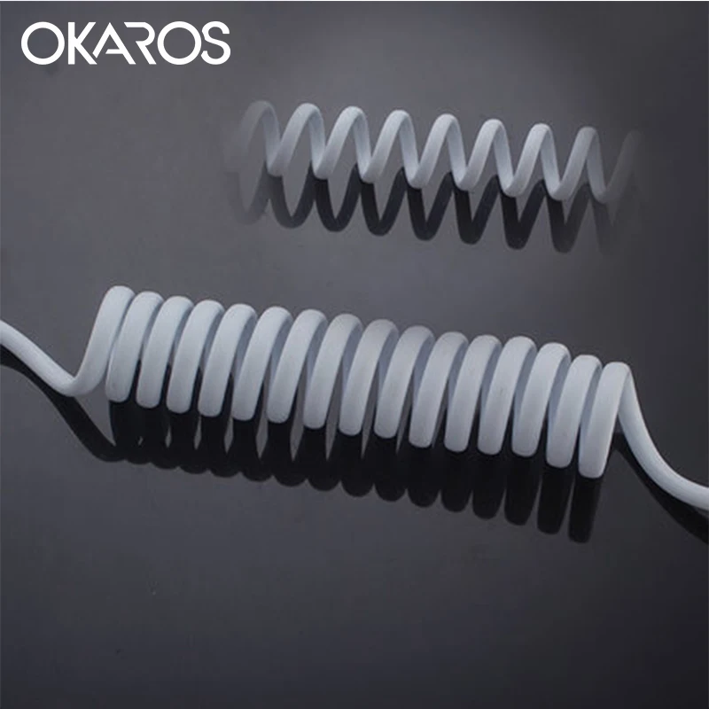 صنبور الحمام okaros استبدال أجزاء نحاس دش خرطوم 1.5-1.8 متر دش خرطوم بيديت باليد جدار السباكة خراطيم