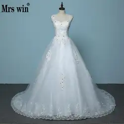 Vestido De Noiva 2018 новое белое/красное свадебное платье 100 см собор поезд свадебное платье плюс размер Crytal свадебное платье