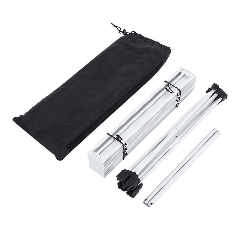 De aleación de aluminio de escritorio plegable al aire libre Camping estable mini portátil barbacoa Picnic ligero Anti-deslizamiento de mesa rectangular